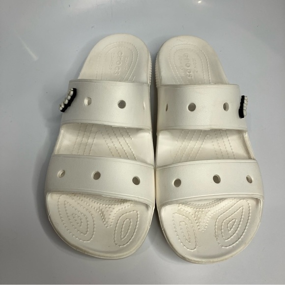 Crocs Men’s classic sandals 2 strap white size‎ 11 main image 7